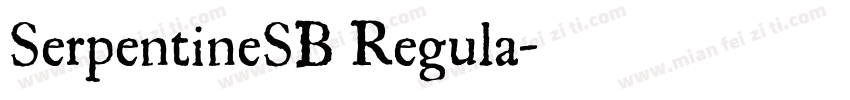 SerpentineSB Regula字体转换